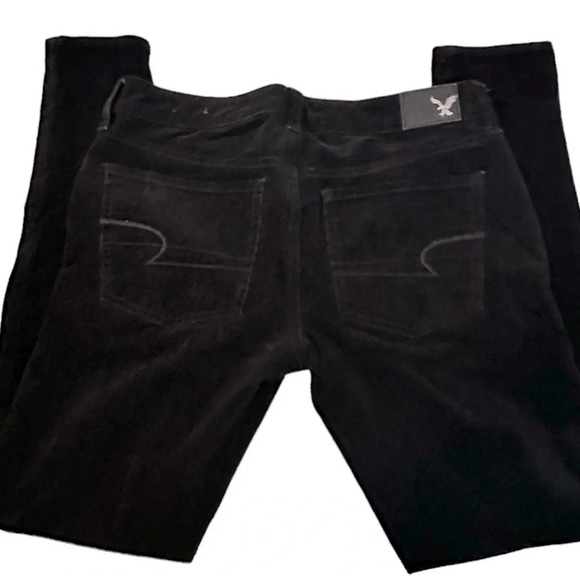 American Eagle Black 360 Stretch Corduroy Jeggings - Picture 5 of 5